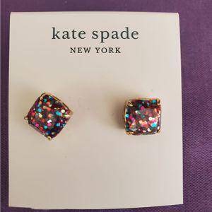 Kate Spade Multicolor Glitter Earrings